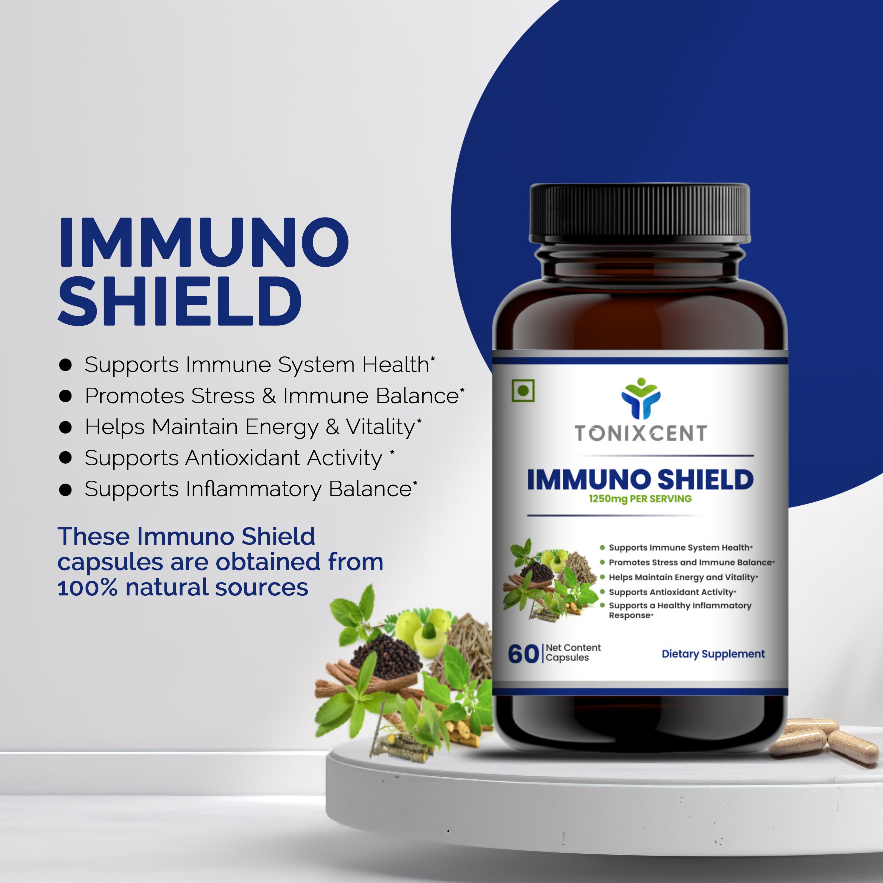 Herbal Blend with Ashwagandha, Amla, Giloy & More