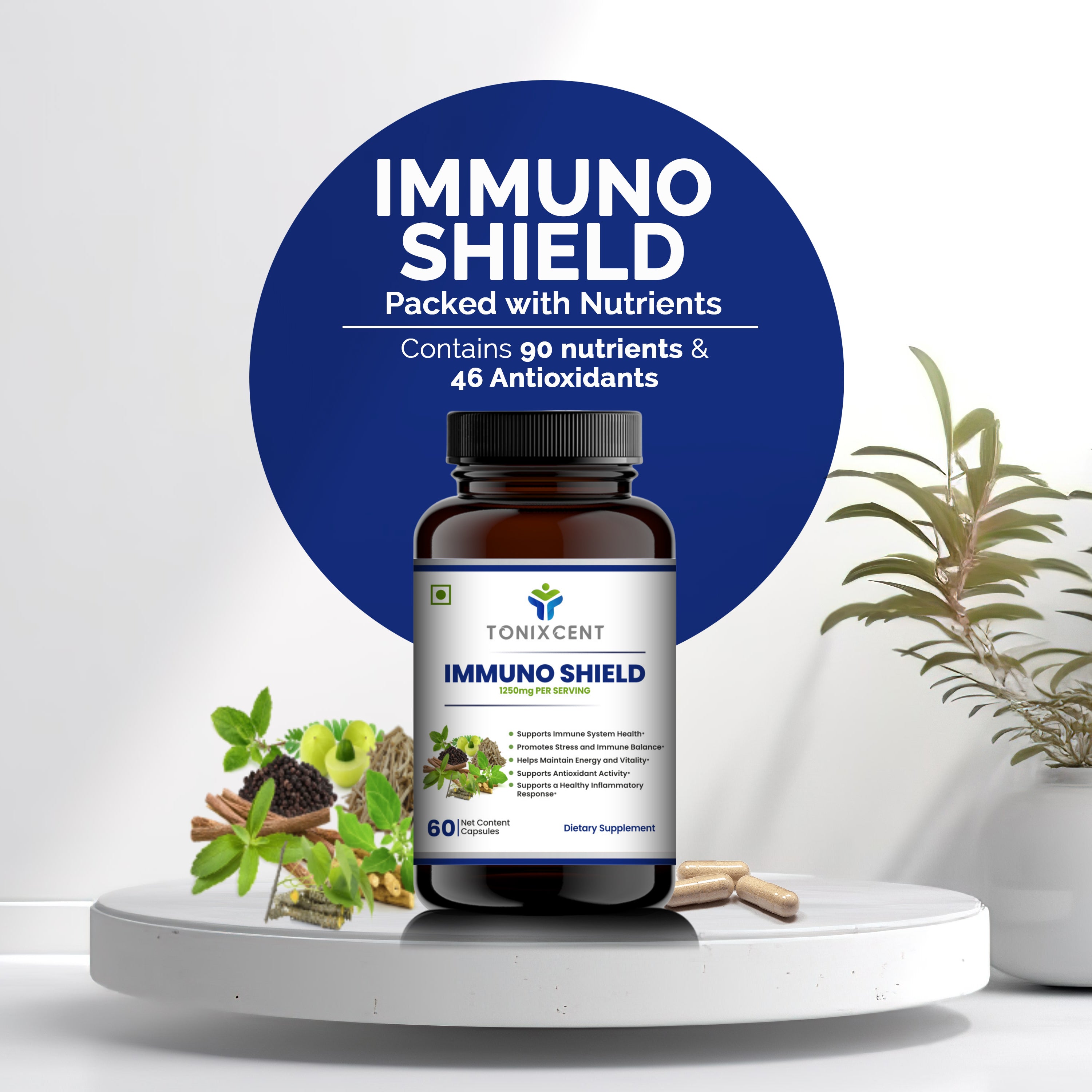 Herbal Blend with Ashwagandha, Amla, Giloy & More