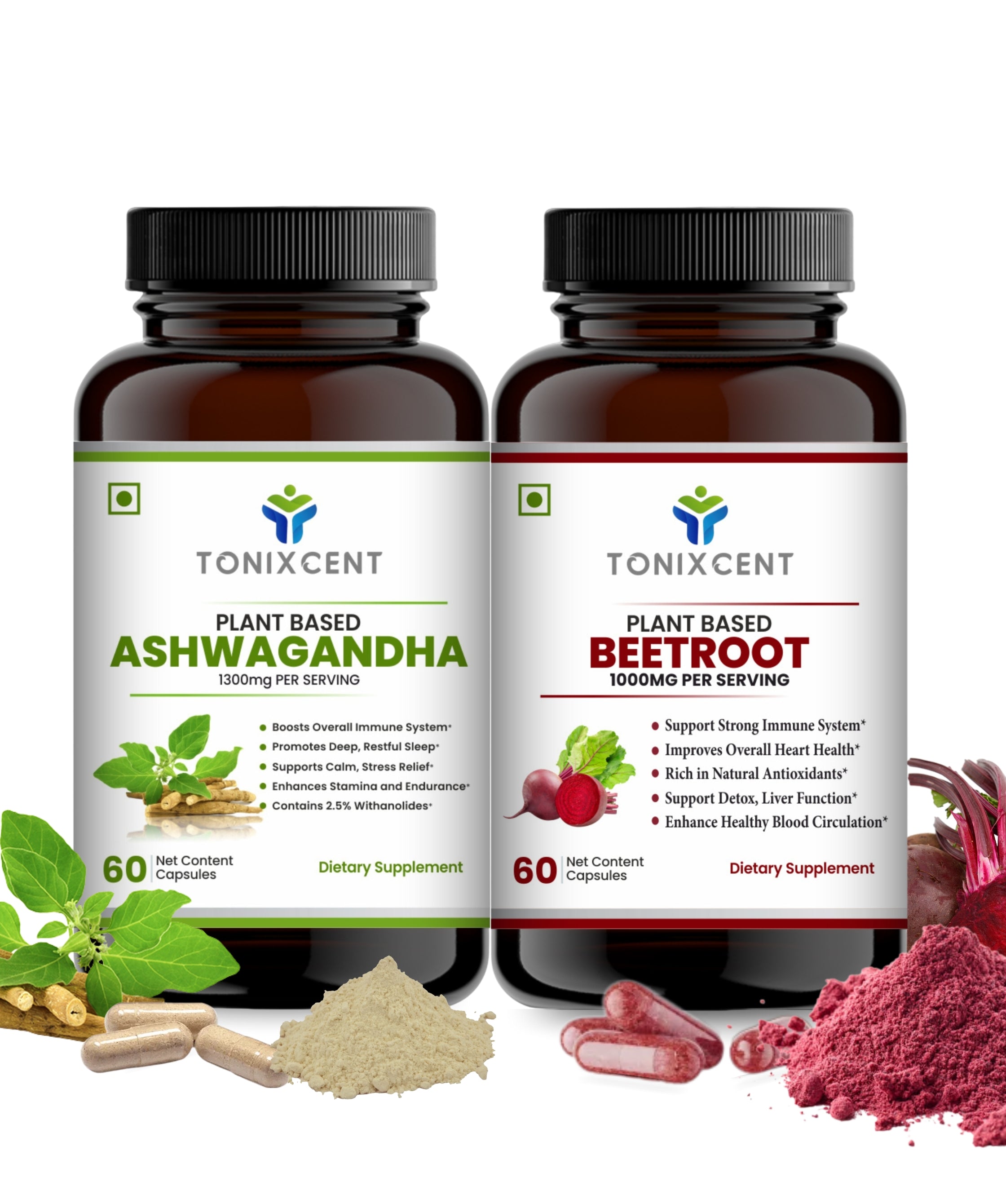 Natural Energy & Stress Combo