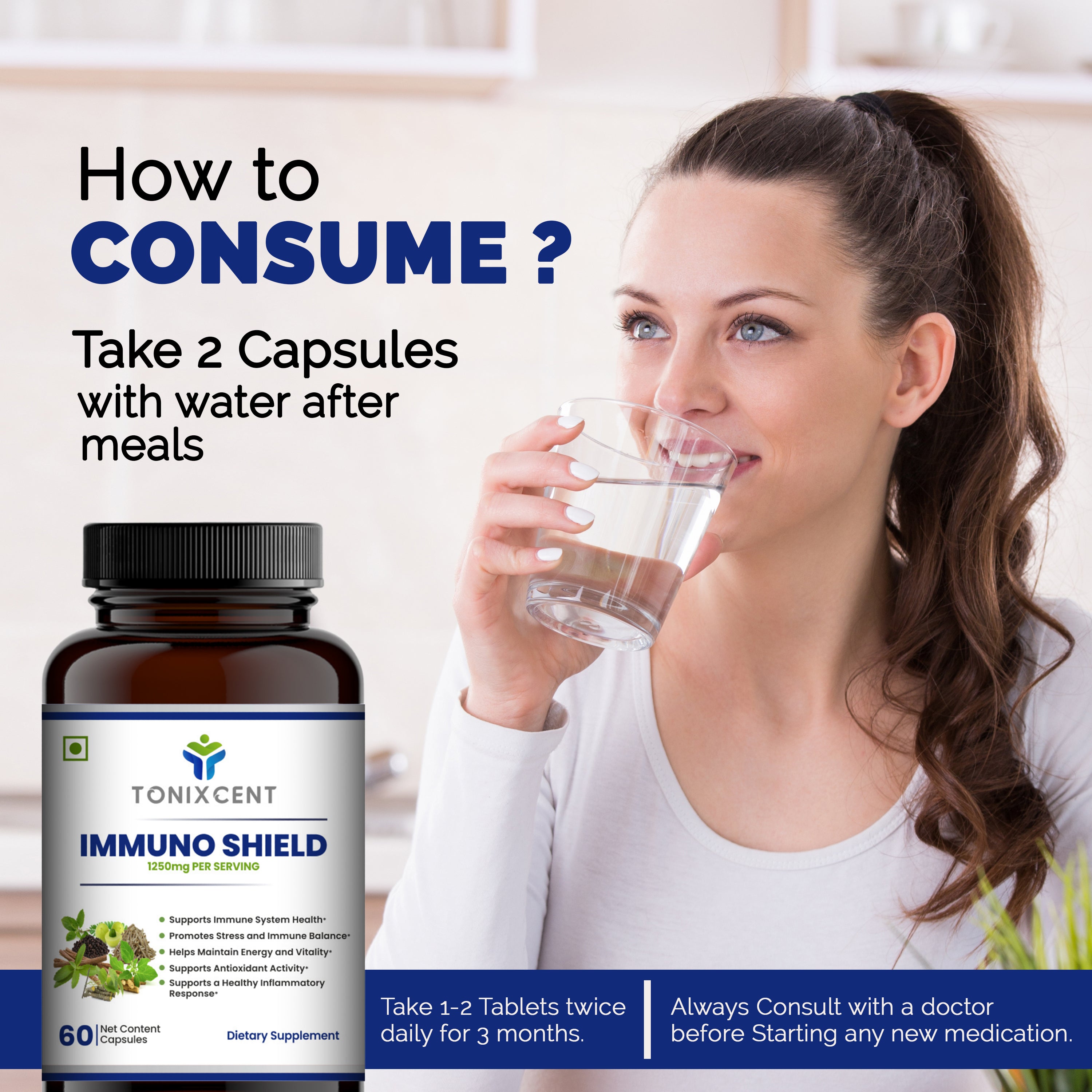 Herbal Blend with Ashwagandha, Amla, Giloy & More