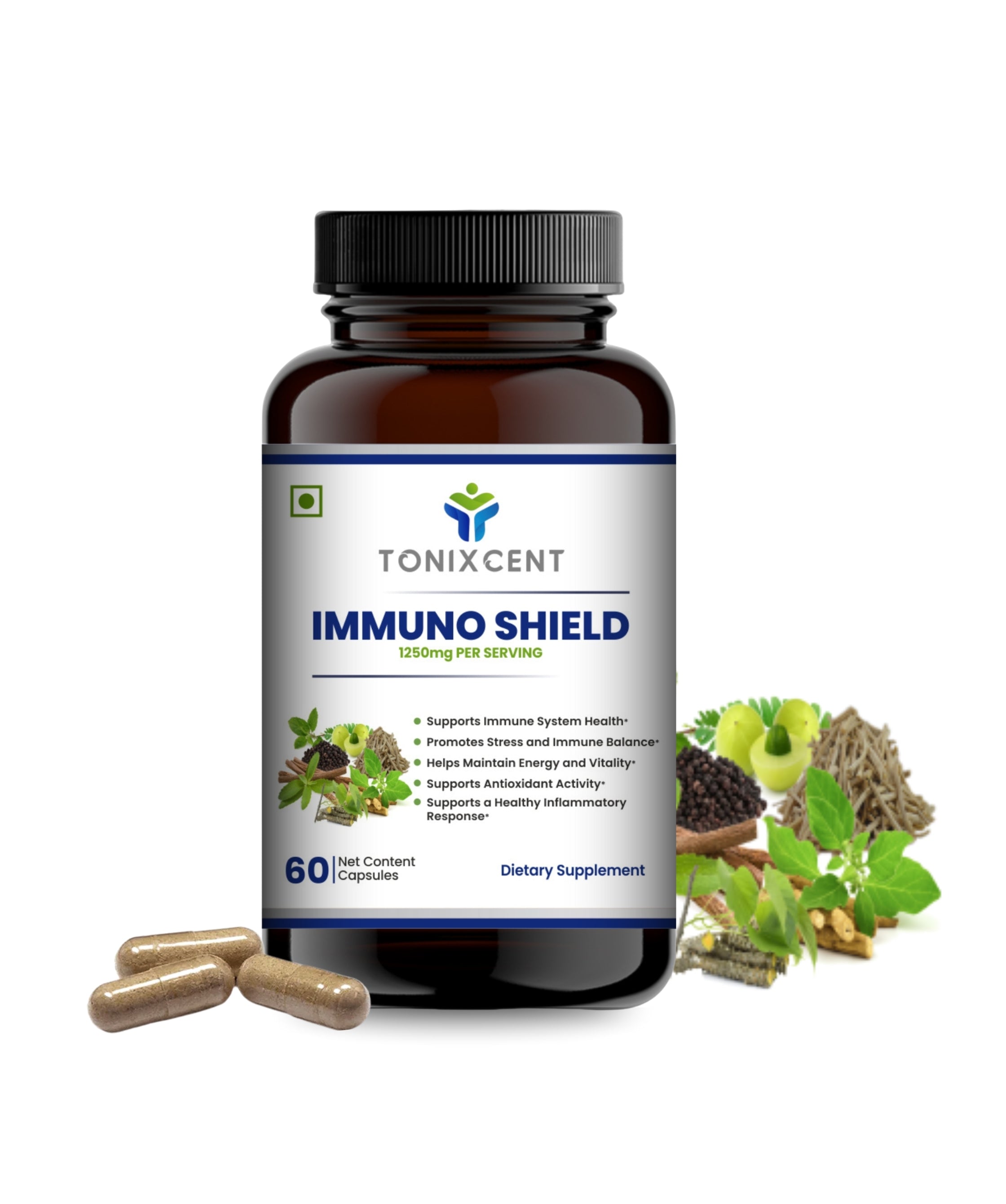 Herbal Blend with Ashwagandha, Amla, Giloy & More